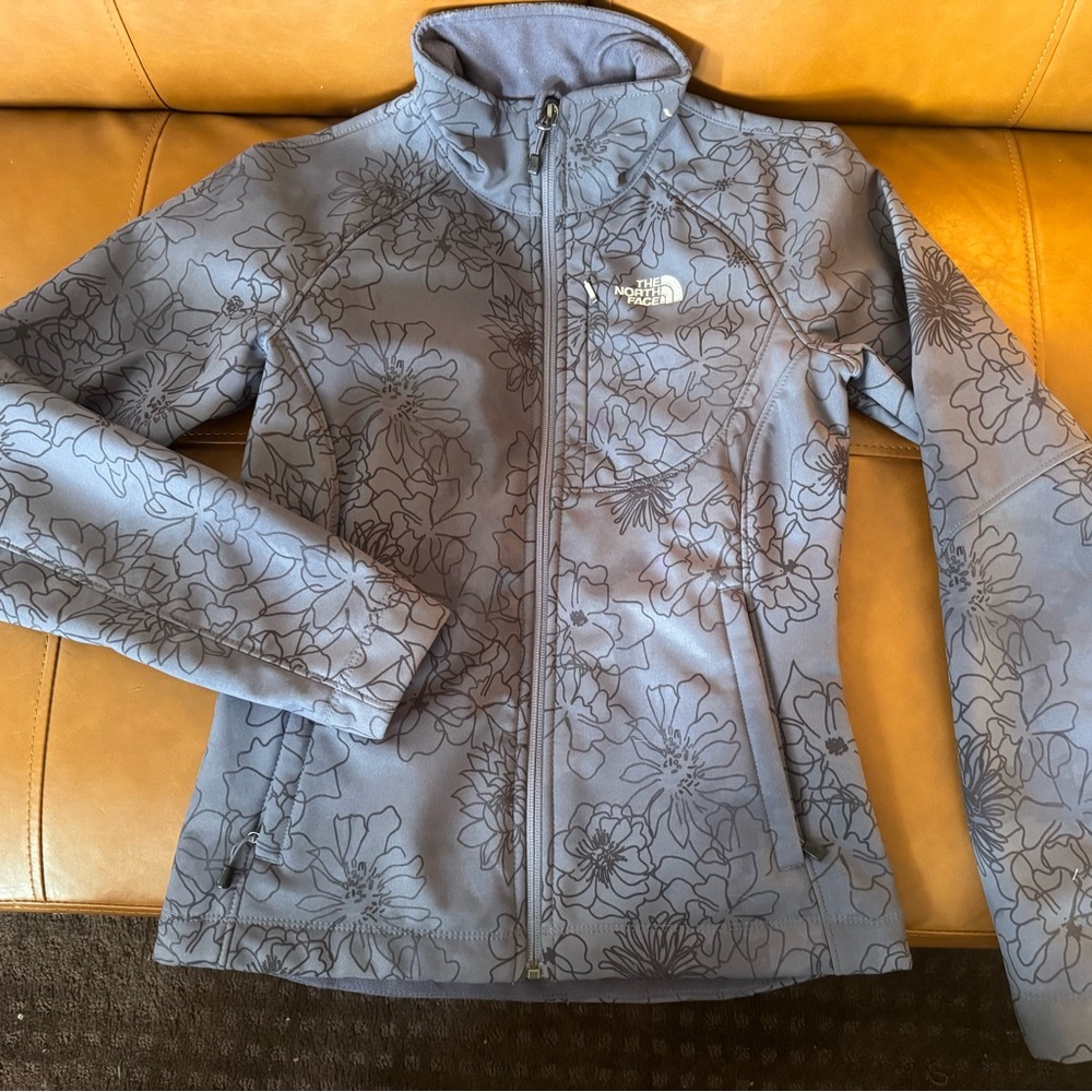 The North Face Women's Blue Floral Ski Jacket